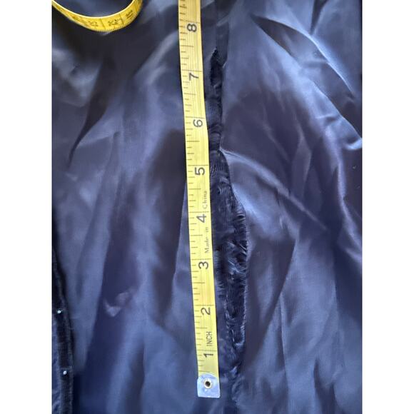 Nicole Shante Black Velvet Rainbow Polka Dot Blazer Size 4 - Picture 7 of 7